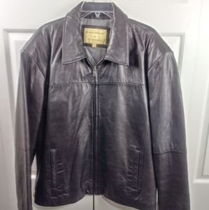 MEN'S Boston Harbour Outdoorwear Leather Jacket